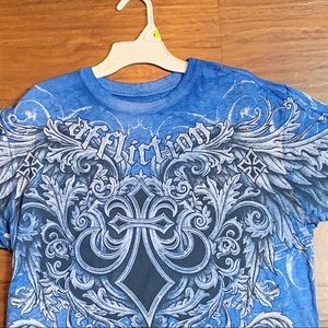 Affliction short sleeve shirt men’s size large